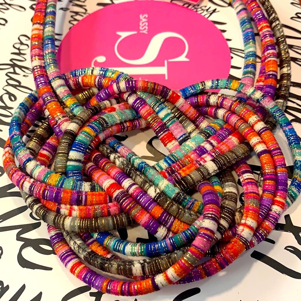 Sassy Jones “Vivienne” multi necklace!